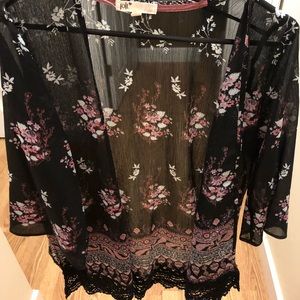 Floral cardigan